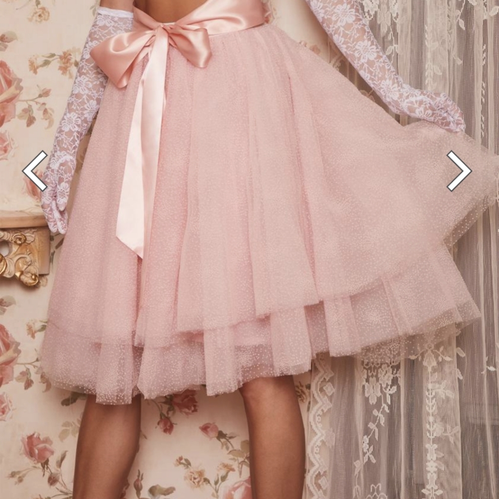 Full Pink Tulle Sugar Thrillz Skirt